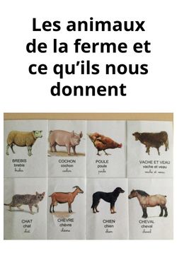 Les animaux de la ferme