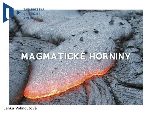 Magmatické horniny