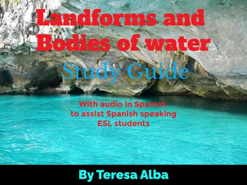 Book Creator | Landforms and Bodies of Water