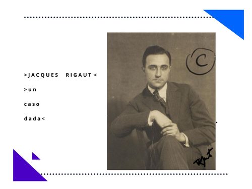 Book Creator | Jacques Rigaut - un caso dada