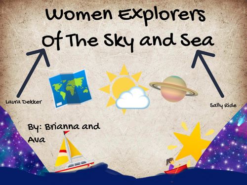 Book Creator | Explorers Of The Sky and Sea