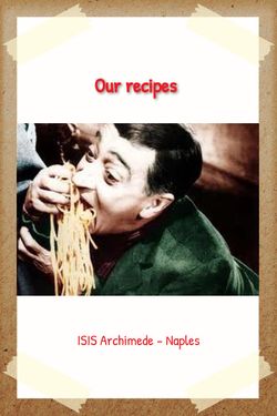 Miles of meals - Our recipes