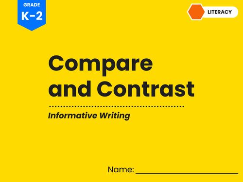 Book Creator | Compare and Contrast: Planning, Drafting, Editing, and ...