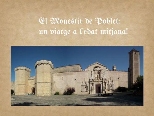 Book Creator | El Monestir de Poblet