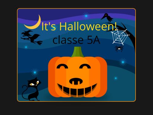 I'ts Halloween! classe 5A