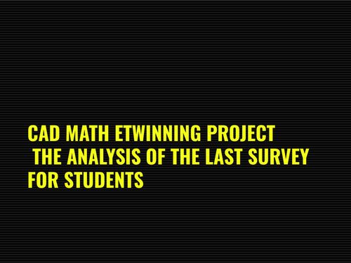 Post-Survey for Students Analysis Booklet