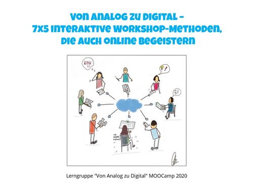 Von Analog zu Digital - 7x5 interaktive Workshop-Methoden, die auch online begeistern