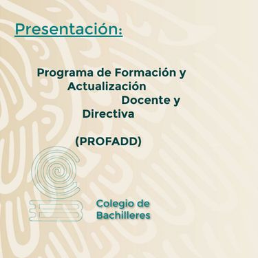 Book Creator | Presentación PROFADD