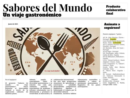 Sabores del Mundo - Un viaje gastronómico 