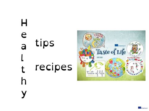 Healthy tips and recipes
