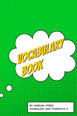 Book Creator | Vocabulary Book