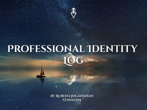 Book Creator My Professional Identity Log