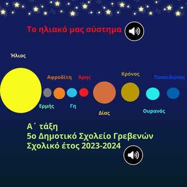 Το ηλιακό μας σύστημα