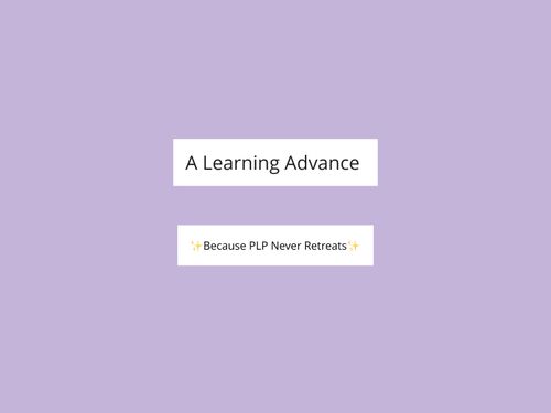 Learning Advance 2022
