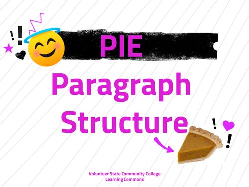PIE Paragraph Structure