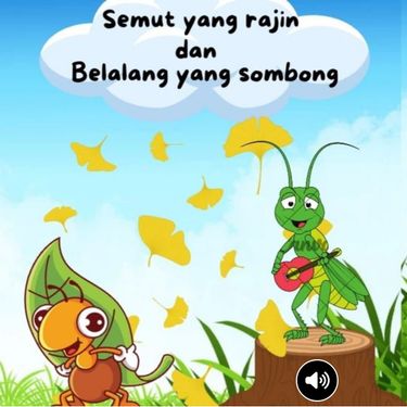 Book Creator | semut yang rajin dan belalang yang sombong