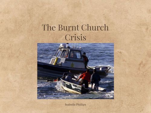 Book Creator | The Burnt Church Crisis