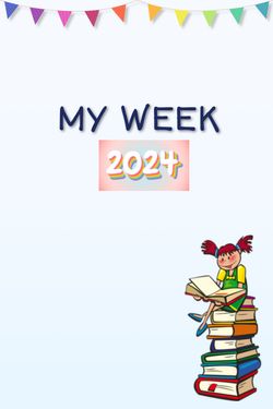 Book Creator | MY WEEK