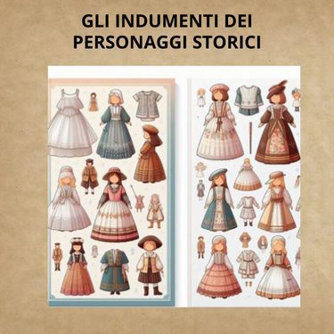 Gli indumenti dei personaggi storici