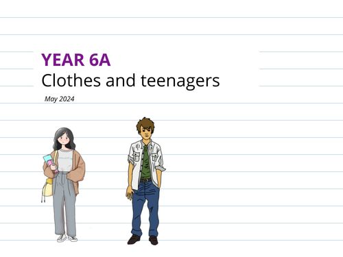 Clothes and teenagers