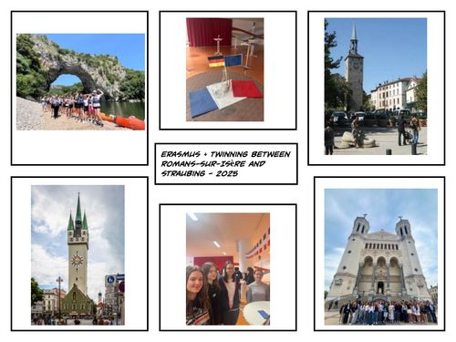 Erasmus + Romans -sur-Isère and Straubing, twin cities