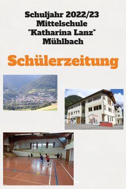 Schülerzeitung MS Mühlbach 2022-23