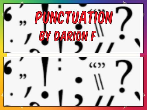 Punctuation