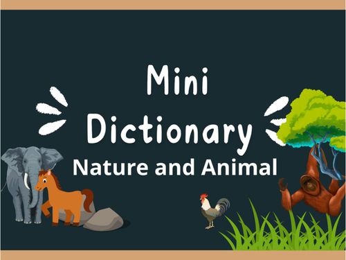 Book Creator | Mini Dictionary