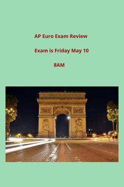 Book Creator | AP Euro Review