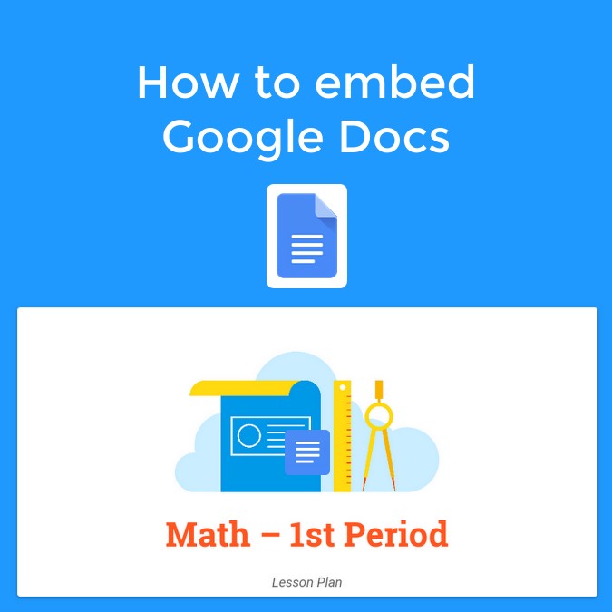 How to embed Google Docs in Book Creator