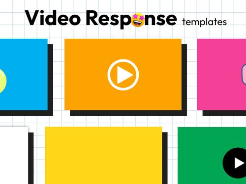 Video response page templates