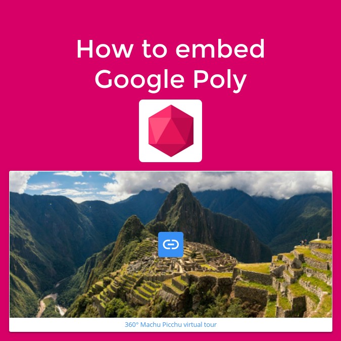 How to embed Google Poly in Book Creator