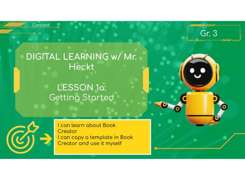 Book Creator | 3rd Grade Intro/ Book Creator Log in