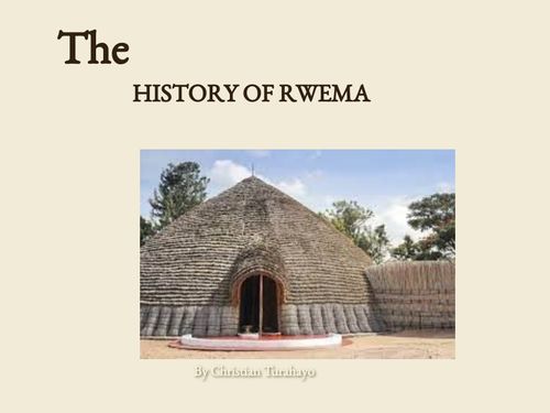 Book Creator | A HISTORY OF RWEMA