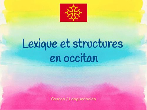 Lexique en occitan