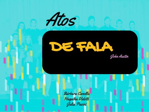 Book Creator Atos De Fala John Austin
