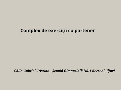 Book Creator | complex de exercitii cu partener