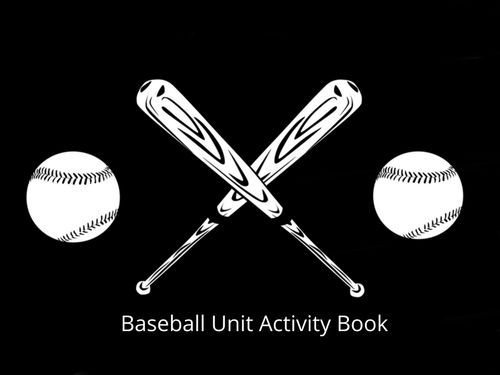 Book Creator | Baseball unit activity book