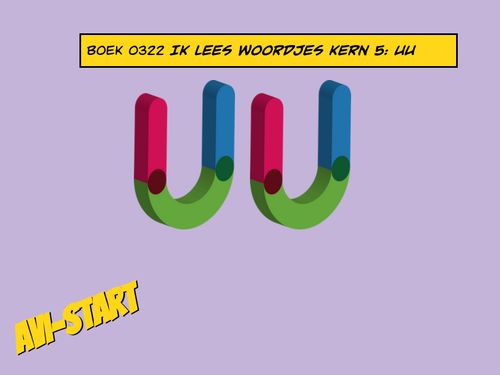 Book Creator | Boek 0322 Ik lees woordjes K5: uu