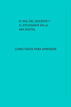 Book Creator | El rol del docente y el estudiante en la era digital