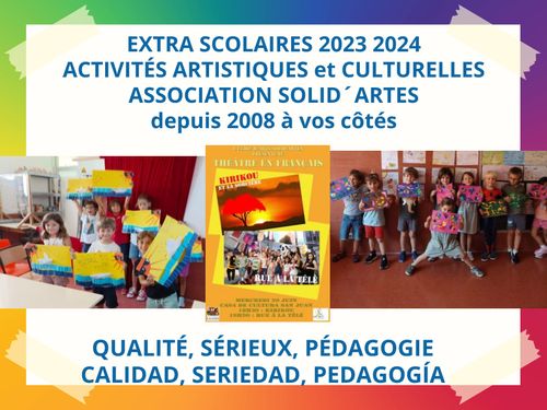Extrascolaires 2021/2022  Association SOLID' ARTES