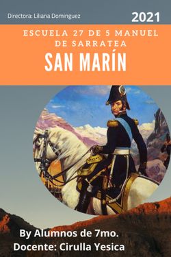 Composición del General Don José Francisco de San Martín 