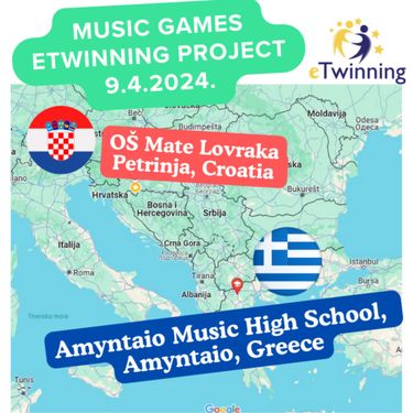 Music games videoconference Greece Croatia