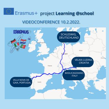 Erasmus + Learning@school videoconference