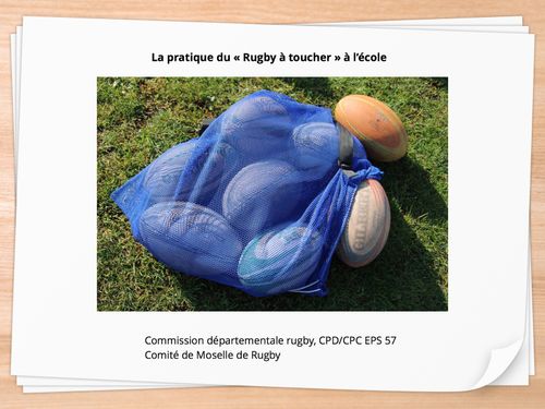 La pratique du «&nbsp;Rugby à toucher&nbsp;» en E.P.S