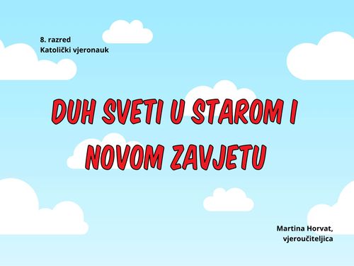 Duh Sveti u Starom i Novom zavjetu