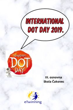 International dot day 2019.