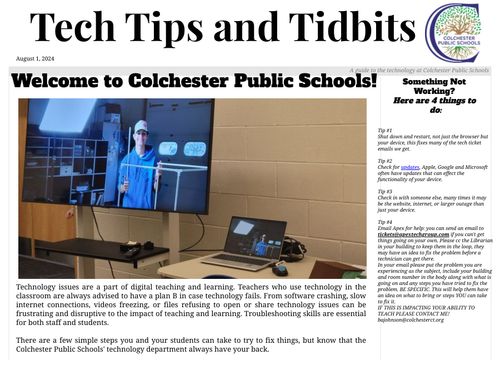 CPS Tech Tips