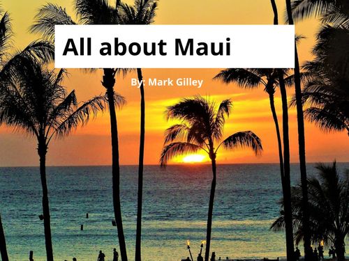 Book Creator | All about Maui
