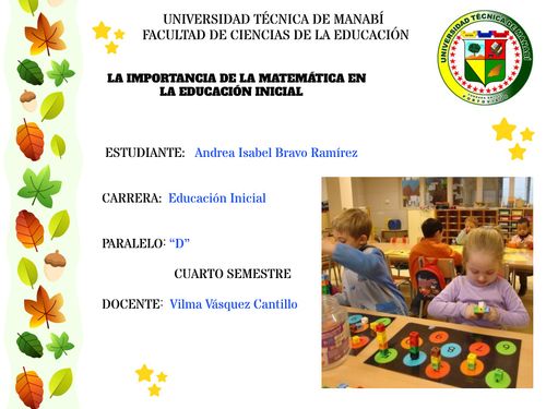 Book Creator | La importancia de la matemática en la educación inicial